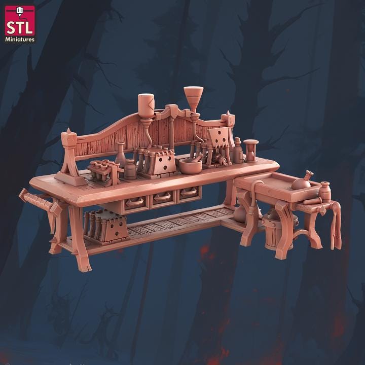 Pest Control Set - Townsfolk NPCs - 32mm Scale - Unpainted Miniature