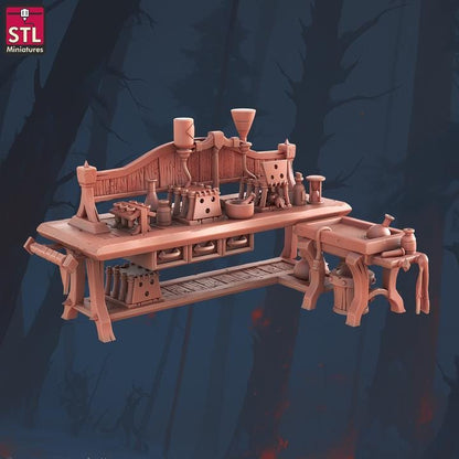 Pest Control Set - Townsfolk NPCs - 32mm Scale - Unpainted Miniature