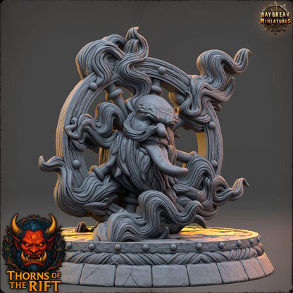 Wanyudo - Thorns of the Rift - 32mm Scale - Unpainted Miniature for DnD, Pathfinder, Tabletop RPGs - Daybreak Miniatures