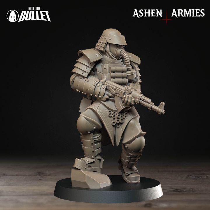 Combat Engineer, Holy Shogunate - Bullet Crusade - Unpainted Miniature