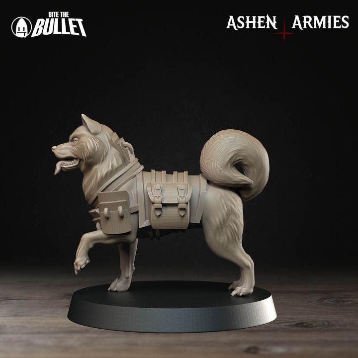 Combat Dogs, Holy Shogunate - Bullet Crusade - Unpainted Miniature