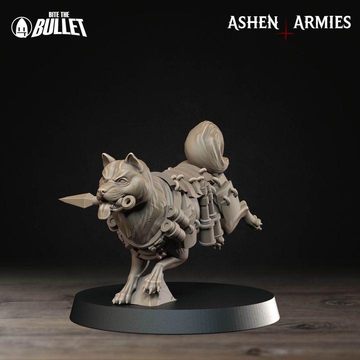 Combat Dogs, Holy Shogunate - Bullet Crusade - Unpainted Miniature