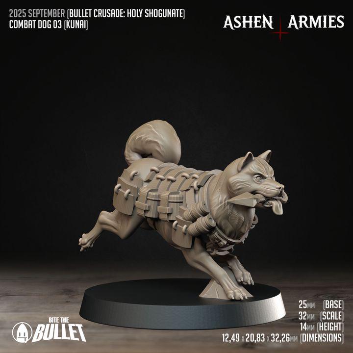 Combat Dogs, Holy Shogunate - Bullet Crusade - Unpainted Miniature