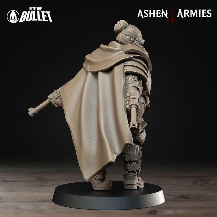 Sniper Priest, Holy Shogunate - Bullet Crusade - Unpainted Miniature