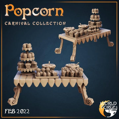 Carnival Food- Mirthlight Carnival Collection - 32mm Scale - Unpainted Miniature for DnD, Pathfinder, Tabletop RPGs, and Dioramas