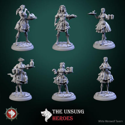 Alehouse Maids - Unpainted Miniature