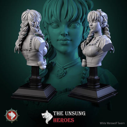 Alehouse Maid - Human Female Bust