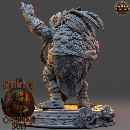 Tezcama the Obsidian Seer - The Order of the Obsidian Sun - Unpainted Miniatures