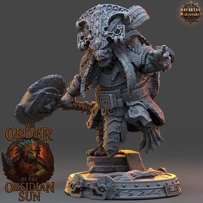 Ohuican Shellbreaker - The Order of the Obsidian Sun - Unpainted Miniatures