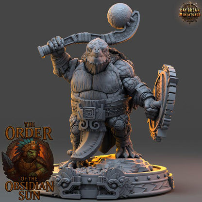 Huetzin Bonecrust - The Order of the Obsidian Sun - Unpainted Miniatures