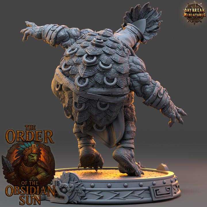 Chalcaxa Sunfang - The Order of the Obsidian Sun - Unpainted Miniatures