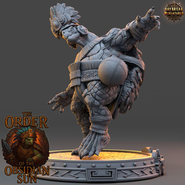 Chalcaxa Sunfang - The Order of the Obsidian Sun - Unpainted Miniatures