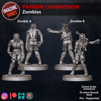 Zombie Horde - Unpainted Miniature