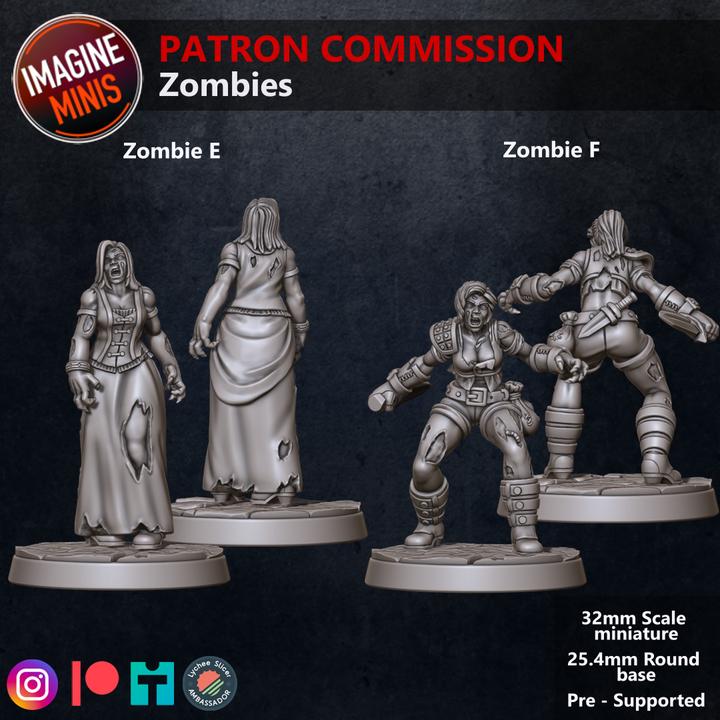 Zombie Horde - Unpainted Miniature