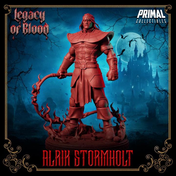 Monster Hunter, Alrik Stormholt, Legacy of Blood - Unpainted Miniature
