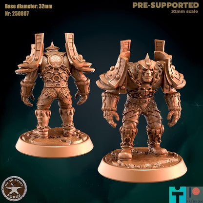 Orc Hunter with Leather Armor - Unpainted Miniature