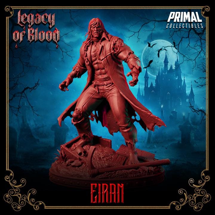 Doctor's Monster, Eiran, Legacy of Blood - Unpainted Miniature