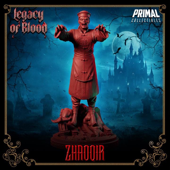 Zombie, Zhaoqir, Legacy of Blood - Unpainted Miniature