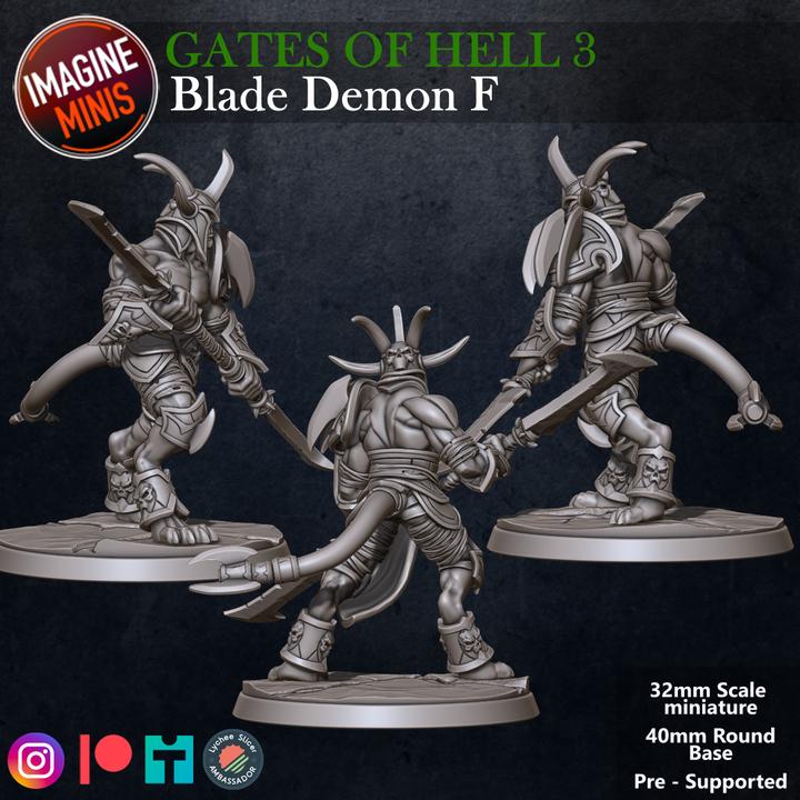 Blade Demon, F - Unpainted Miniature