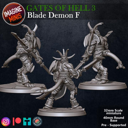 Blade Demon, F - Unpainted Miniature