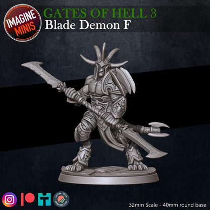 Blade Demon, F - Unpainted Miniature