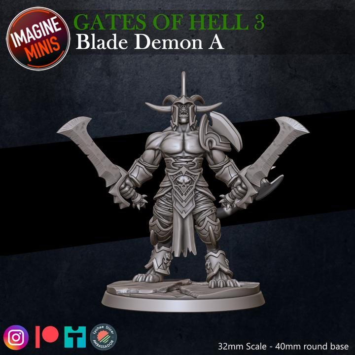 Blade Demon, A - Unpainted Miniature