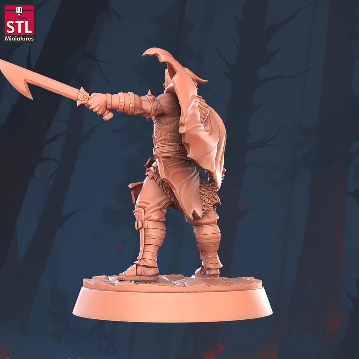 The Warden - 32mm Scale - Unpainted Miniature