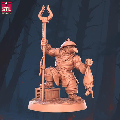 Pest Control Set - Townsfolk NPCs - 32mm Scale - Unpainted Miniature