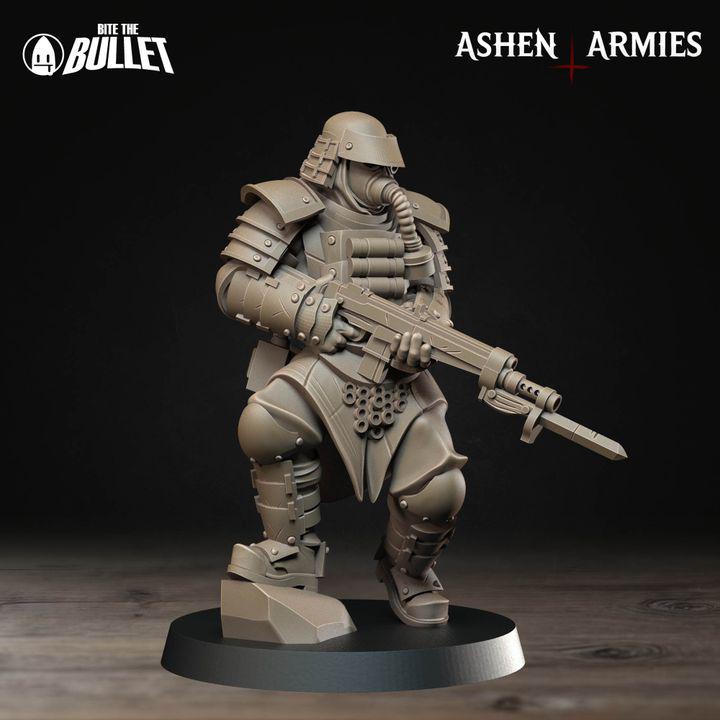 Combat Engineer, Holy Shogunate - Bullet Crusade - Unpainted Miniature