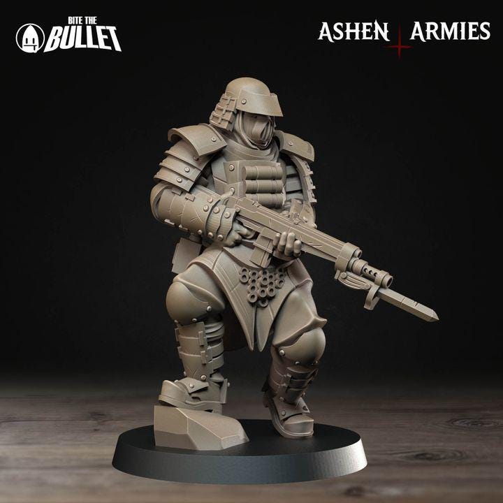 Combat Engineer, Holy Shogunate - Bullet Crusade - Unpainted Miniature
