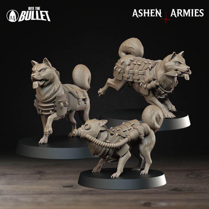 Combat Dogs, Holy Shogunate - Bullet Crusade - Unpainted Miniature
