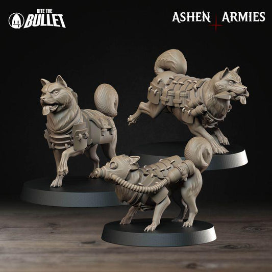 Combat Dogs, Holy Shogunate - Bullet Crusade - Unpainted Miniature