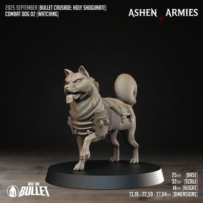 Combat Dogs, Holy Shogunate - Bullet Crusade - Unpainted Miniature