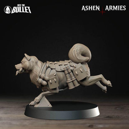 Combat Dogs, Holy Shogunate - Bullet Crusade - Unpainted Miniature