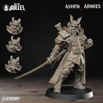 Lieutenant, Holy Shogunate - Bullet Crusade - Unpainted Miniature