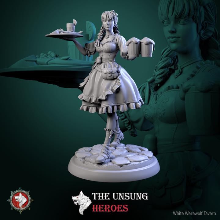 Alehouse Maids - Unpainted Miniature