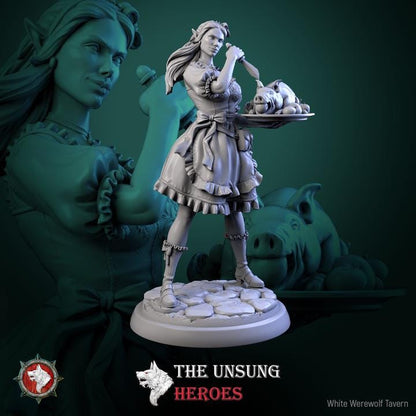 Alehouse Maids - Unpainted Miniature
