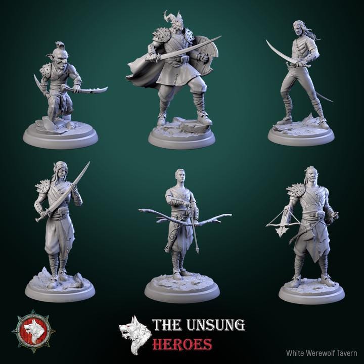 Roadside Bandits - Unpainted Miniature