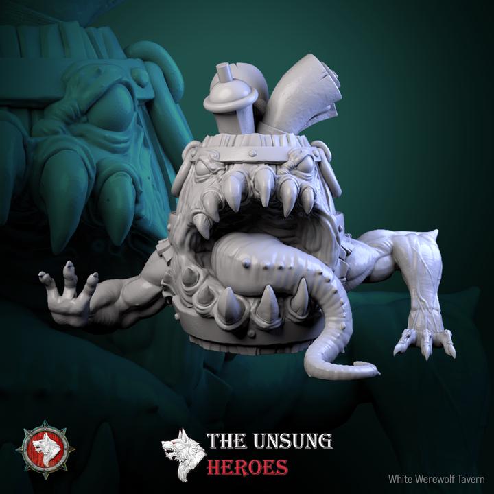 Barrel Mimic - 32mm Scale - Unpainted Miniature