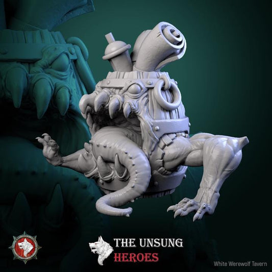 Barrel Mimic - 32mm Scale - Unpainted Miniature