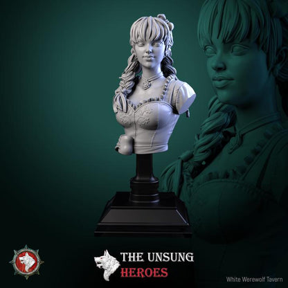 Alehouse Maid - Human Female Bust