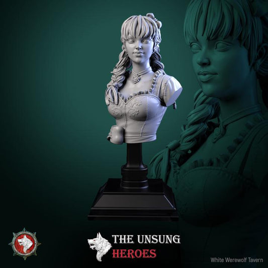 Alehouse Maid - Human Female Bust