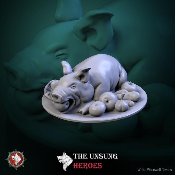 Tavern Fixtures - 32mm Scale - Unpainted Miniature