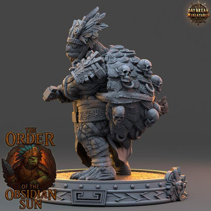 Nacatl Stormer - The Order of the Obsidian Sun - Unpainted Miniatures