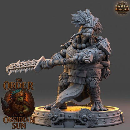Nacatl Stormer - The Order of the Obsidian Sun - Unpainted Miniatures