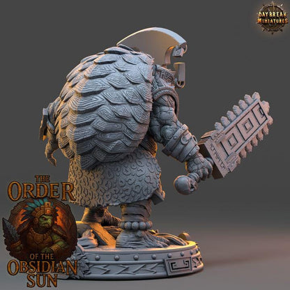 Totomac Flamescale - The Order of the Obsidian Sun - Unpainted Miniatures