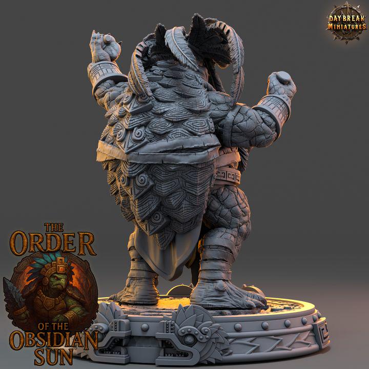 Tezcama the Obsidian Seer - The Order of the Obsidian Sun - Unpainted Miniatures