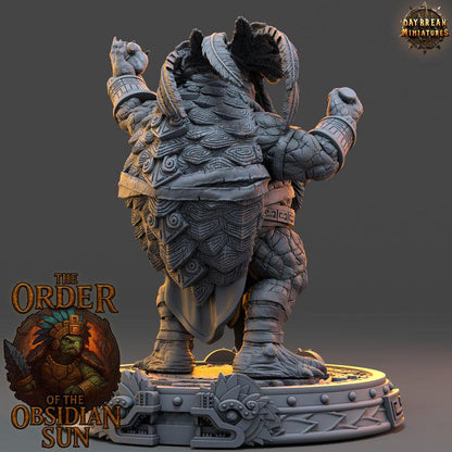 Tezcama the Obsidian Seer - The Order of the Obsidian Sun - Unpainted Miniatures