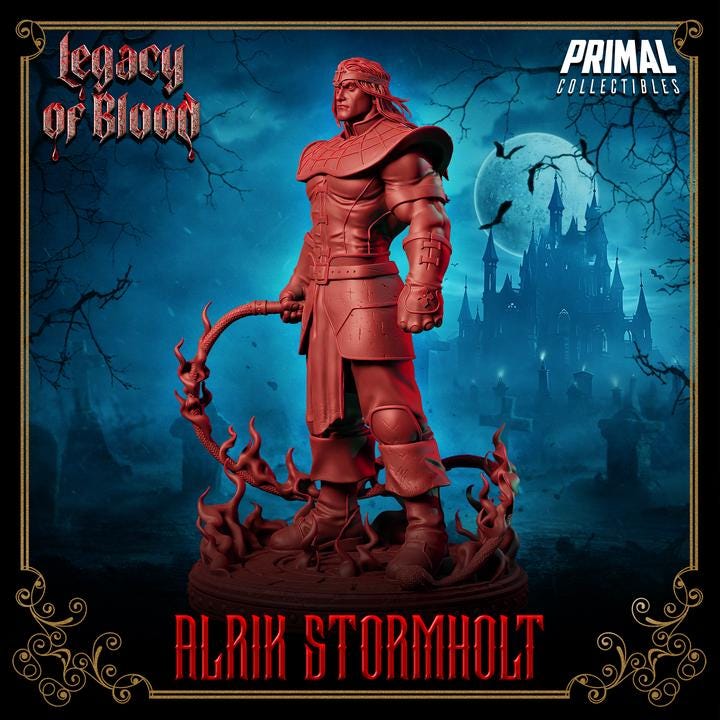 Monster Hunter, Alrik Stormholt, Legacy of Blood - Unpainted Miniature