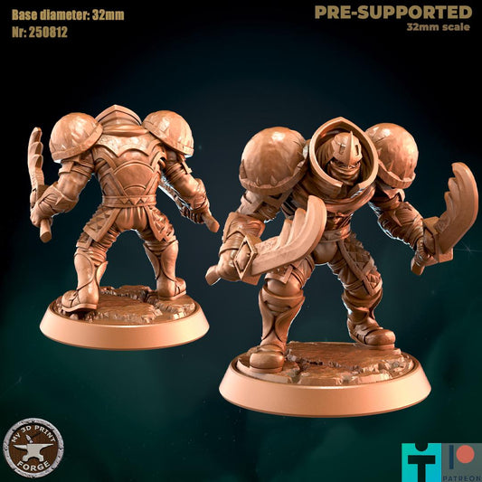 Orc Rogue with Studded Leather Armor - Unpainted Miniature